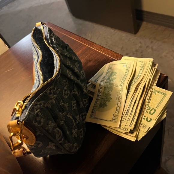 Louis Vuitton Handbags - Louis Vuitton Blue Monogram Clutch